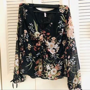 Beautiful Floral Button Up